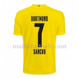 Maillot de Foot Borussia Dortmund Jadon Sancho 7 Domicile 2020-21